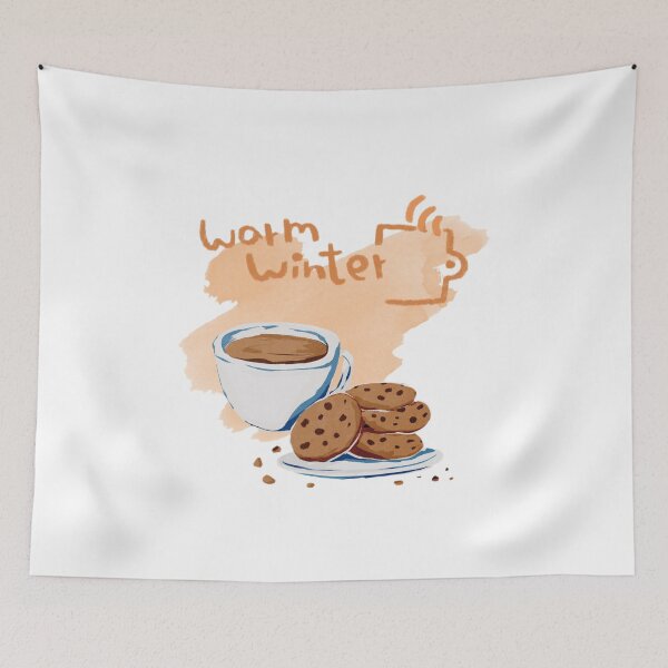 Item preview, Warm Winter Hot Chocolate And Cookies designed and sold by FabDesigns91.