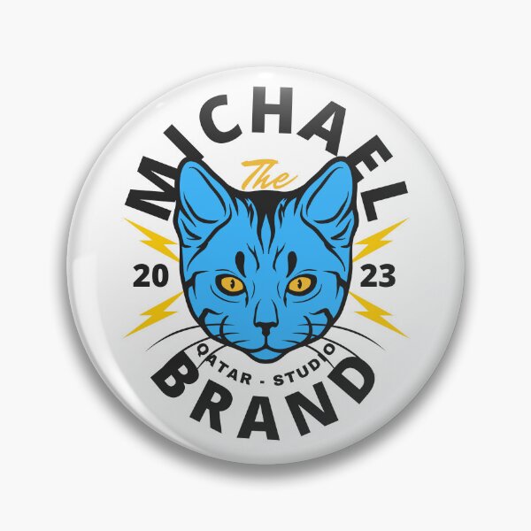 Item preview, MICHAEL NAME: MICHAEL QATAR STUDIO BLUE CAT DESIGN. designed and sold by AlexRelax.