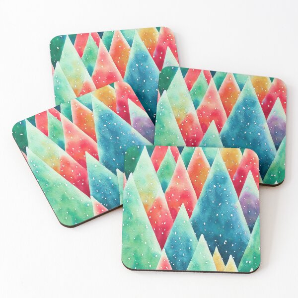 Item preview, Watercolor Christmas trees  designed and sold by DottedLinePrint.
