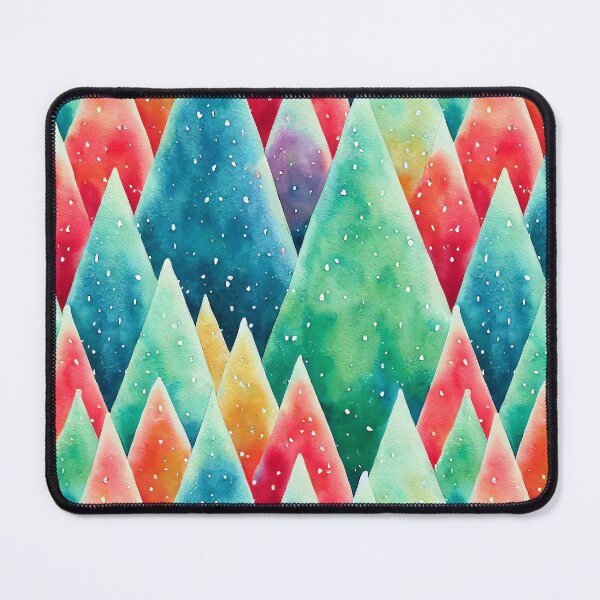Item preview, Watercolor Christmas trees designed and sold by DottedLinePrint.