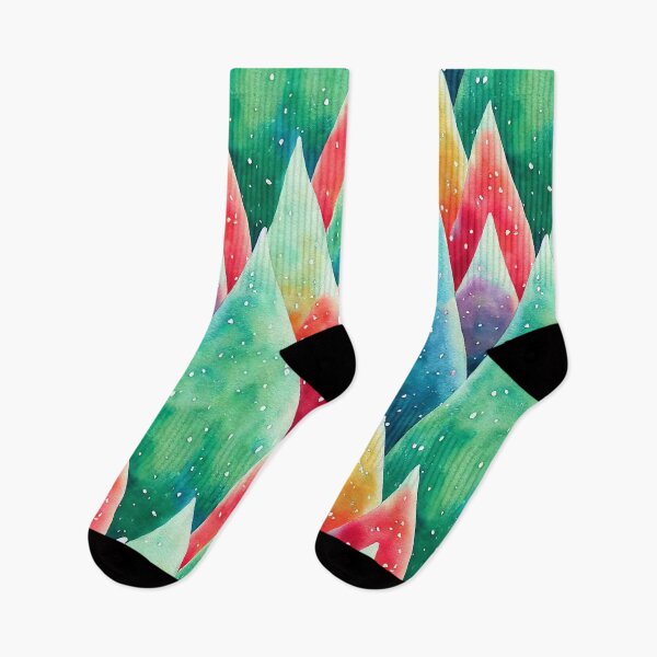 Item preview, Watercolor Christmas trees  designed and sold by DottedLinePrint.