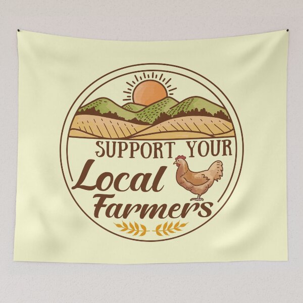 Item preview, Support Your Local Farmers designed and sold by handsoftime2020.
