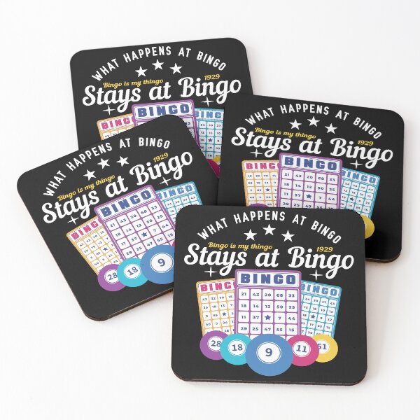Item preview, What happens at bingo stays at bingo designed and sold by Stil-Mix.