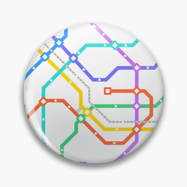 Item preview, Tyne And Wear Metro Map designed and sold by OneDayCollected.