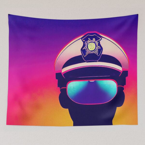 Item preview, Police officer designed and sold by ComicsFactory.