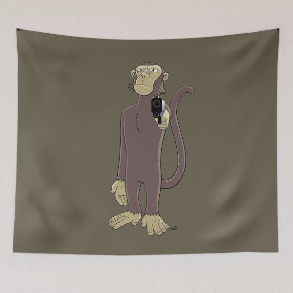 Item preview, Monkey with a Gun designed and sold by Maurice Campobasso.