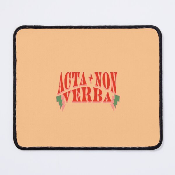 Item preview, acta non verba latin designed and sold by ArtBySymone.