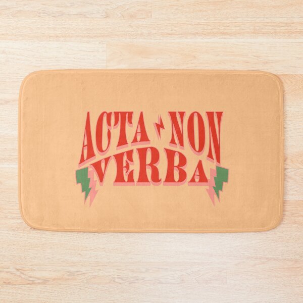 Item preview, acta non verba latin designed and sold by ArtBySymone.