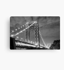 George Washington Bridge at Night Canvas Print