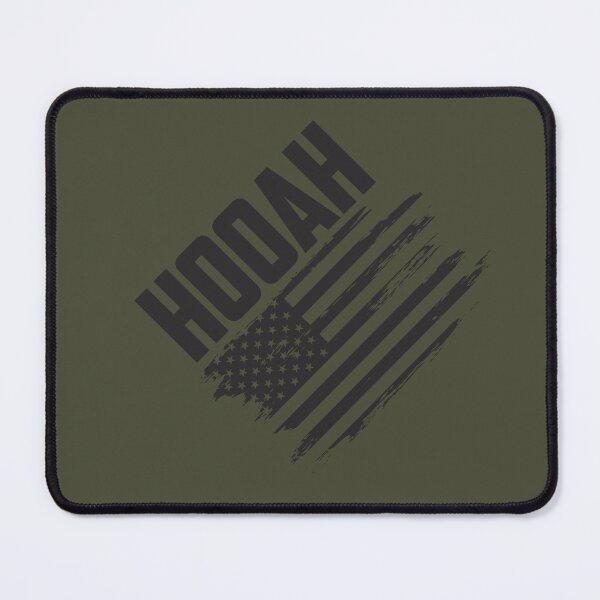 Item preview, Hooah US Flag/Military/USA/America/American Flag/Army/Battle Cry designed and sold by burlybot.
