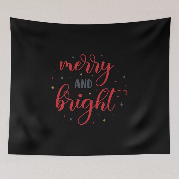 Item preview, merry and bright design for christmas lovers  designed and sold by NAZIMNADIR.