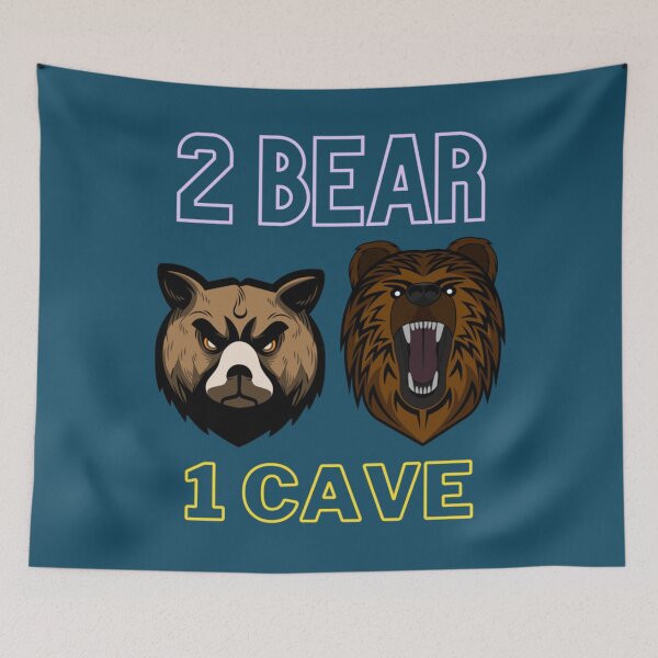 Item preview, comedy podcast 2 Bears 1 Cave designed and sold by CaliLindk.