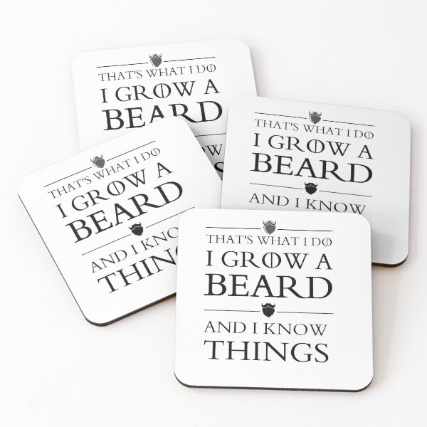 Item preview, that's what i do i grow a beard and i know things designed and sold by shop-dk.