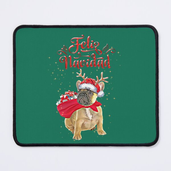 Item preview, Feliz Navidad and French Bulldog Christmas gifts, for nativity day designed and sold by Collagedream.