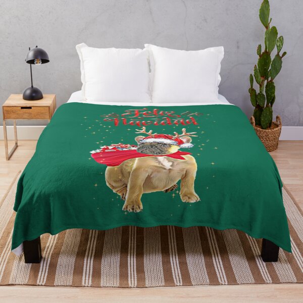 Item preview, Feliz Navidad and French Bulldog Christmas gifts, for nativity day designed and sold by Collagedream.