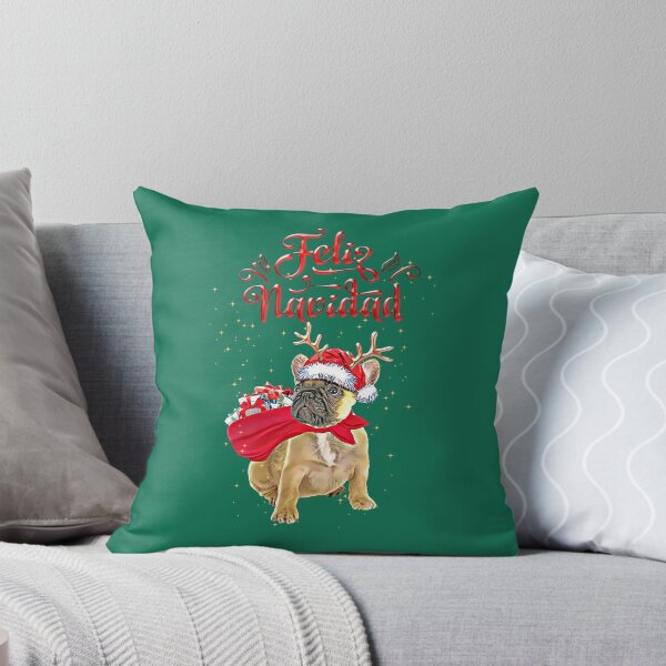 Item preview, Feliz Navidad and French Bulldog Christmas gifts, for nativity day designed and sold by Collagedream.