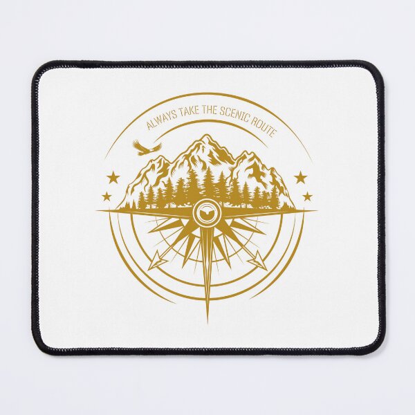 Item preview, Always take the scenic route T-Shirt Essential designed and sold by Natalia Pogribna.