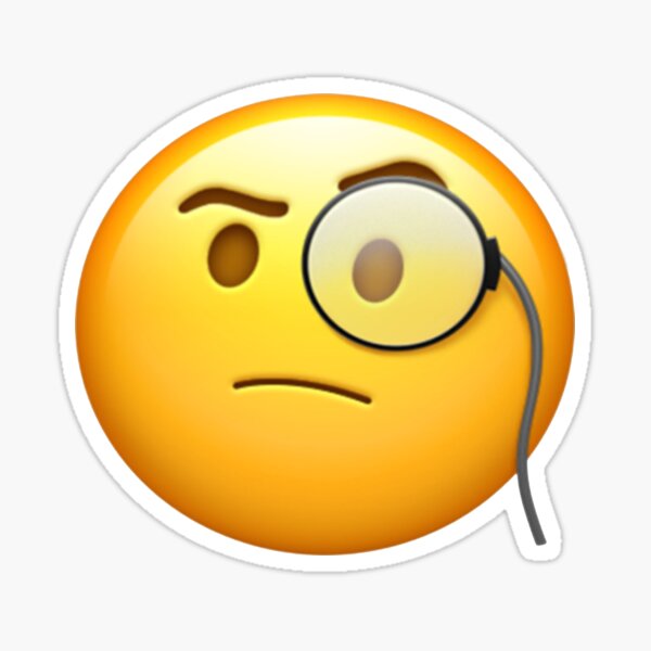 Monocle Emoji Sticker
