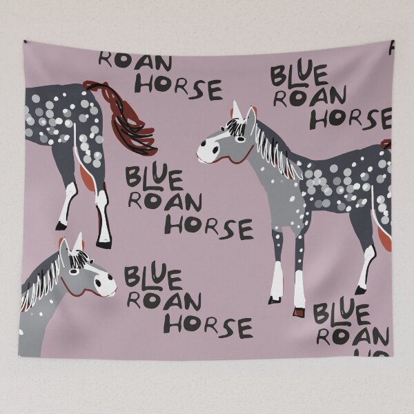 Item preview,  Blue roan horse designed and sold by belettelepink.