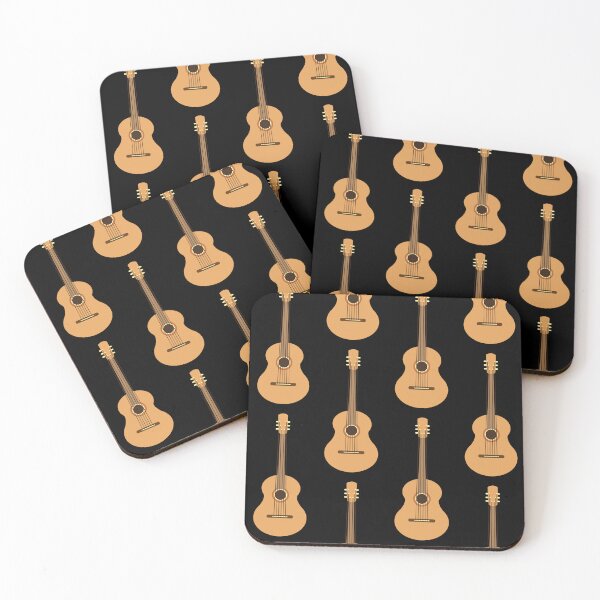 Artikelvorschau, Gitarrenspieler-Akustikgitarren-Muster entworfen und verkauft von HotHibiscus.