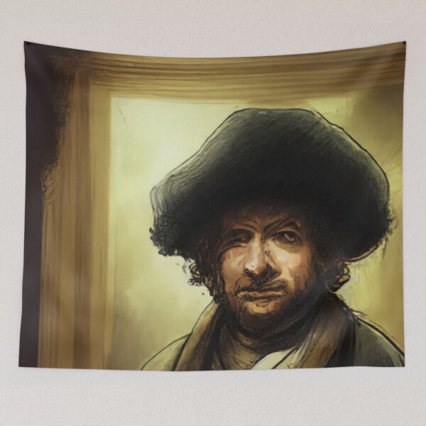 Item preview, Rembrandt portrait  designed and sold by ComicsFactory.
