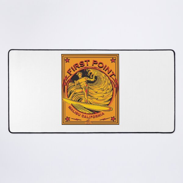 Item preview, MALIBU FIRST POINT CALIFORNIA SURFING designed and sold by Larry Butterworth.