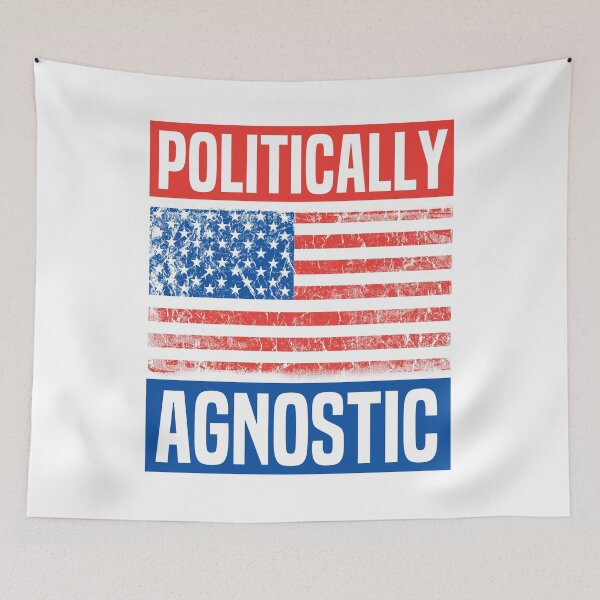 Item preview, Funny Politically Agnostic Sarcastic Humor American Political USA Flag Design designed and sold by HalloweenGift.
