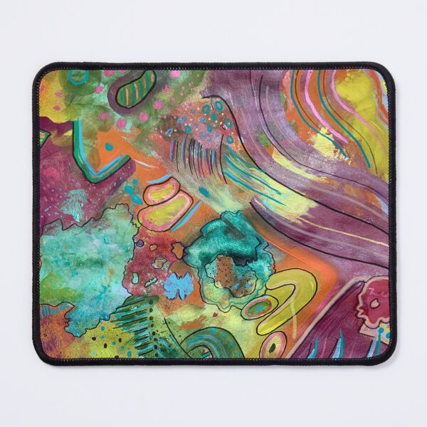 Item preview, multicolored bohemian psychedelic pattern andromorph designed and sold by carole legeron.