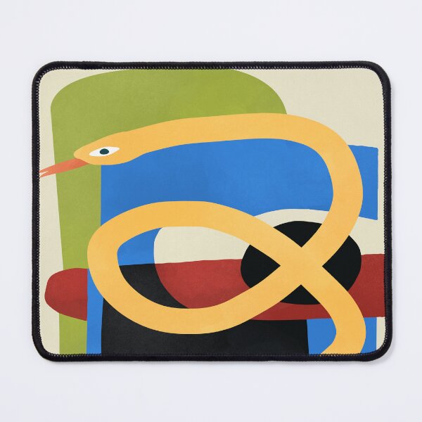 Item preview, Abstract Yellow Serpent Art. designed and sold by TheaDesign.