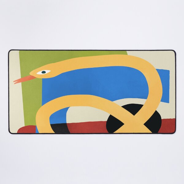 Item preview, Abstract Yellow Serpent Art. designed and sold by TheaDesign.