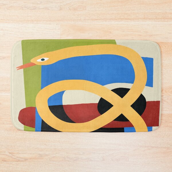 Item preview, Abstract Yellow Serpent Art. designed and sold by TheaDesign.