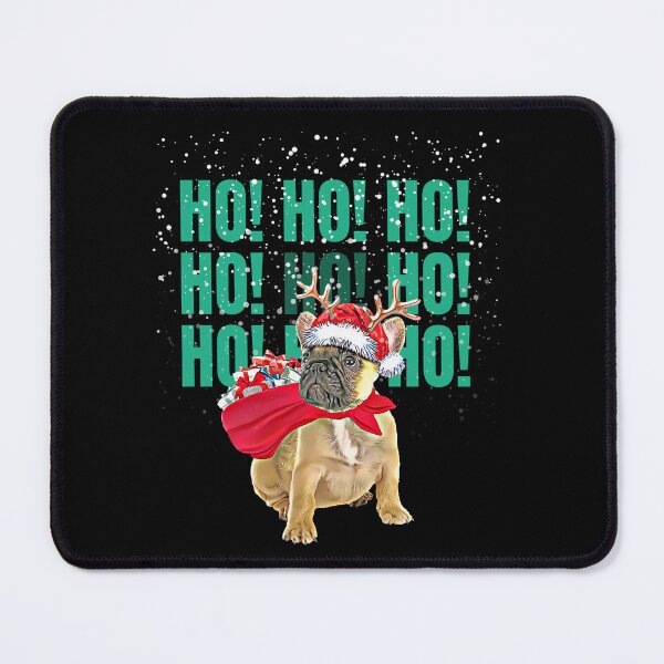 Item preview, Ho Ho Ho! French Bulldog Christmas gifts and Merry Christmas, pet dog and Christmas designed and sold by Collagedream.