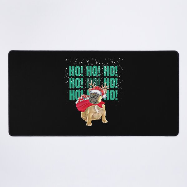 Item preview, Ho Ho Ho! French Bulldog Christmas gifts and Merry Christmas, pet dog and Christmas designed and sold by Collagedream.