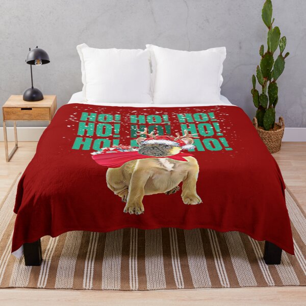 Item preview, Ho Ho Ho! French Bulldog Christmas gifts and Merry Christmas, pet dog and Christmas designed and sold by Collagedream.