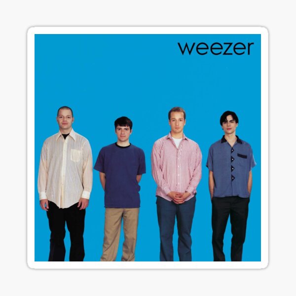 Weezer blue album Sticker