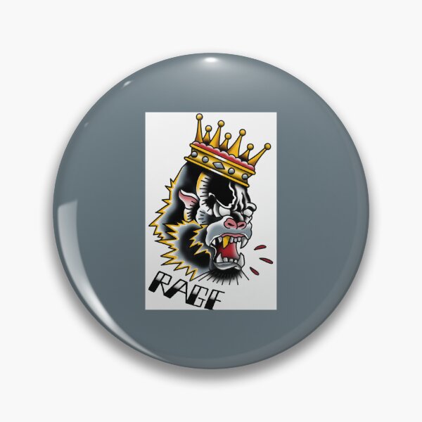 Item preview, Fkj tattoo flash gorilla  designed and sold by ReganPacocha.