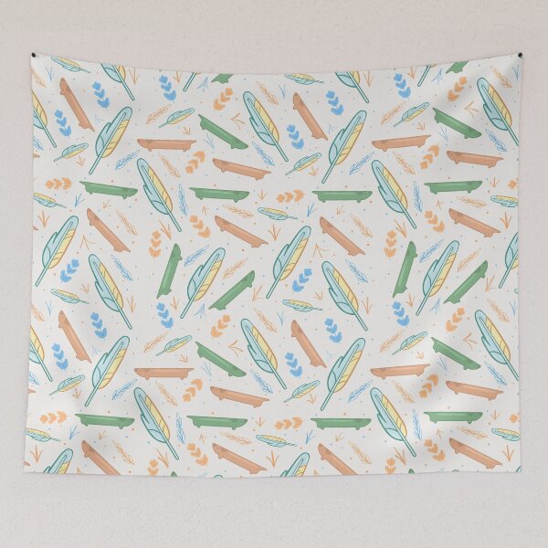 Item preview, Bluey inspired seamless pattern  designed and sold by TheCozyCritterClub.