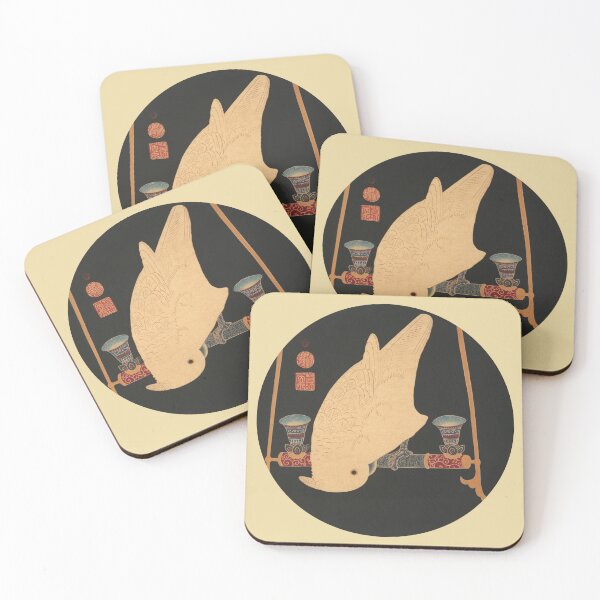 Item preview, A White Macaw | Japanese Meiji Period designed and sold by andydavistech.