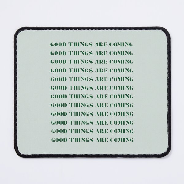 Item preview, Good Things Are Coming, Good Things, Holiday Season Decor, Green designed and sold by Magic Love Art Print.