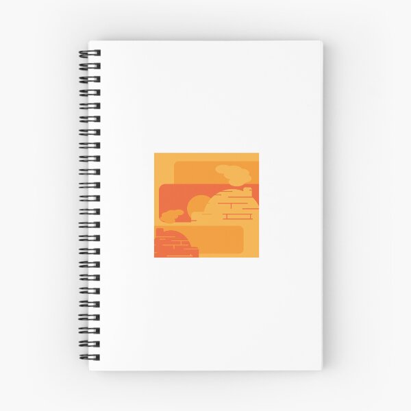 Item preview, Pocket-Sized Orange Igloo (Monochrome Scene Series) designed and sold by pjko.
