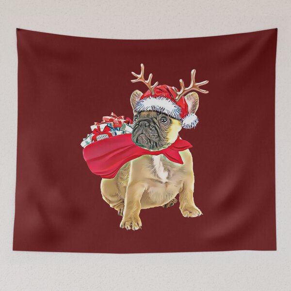 Item preview, Dog lover christmas, French Bulldog Christmas gifts and Merry Christmas designed and sold by Collagedream.