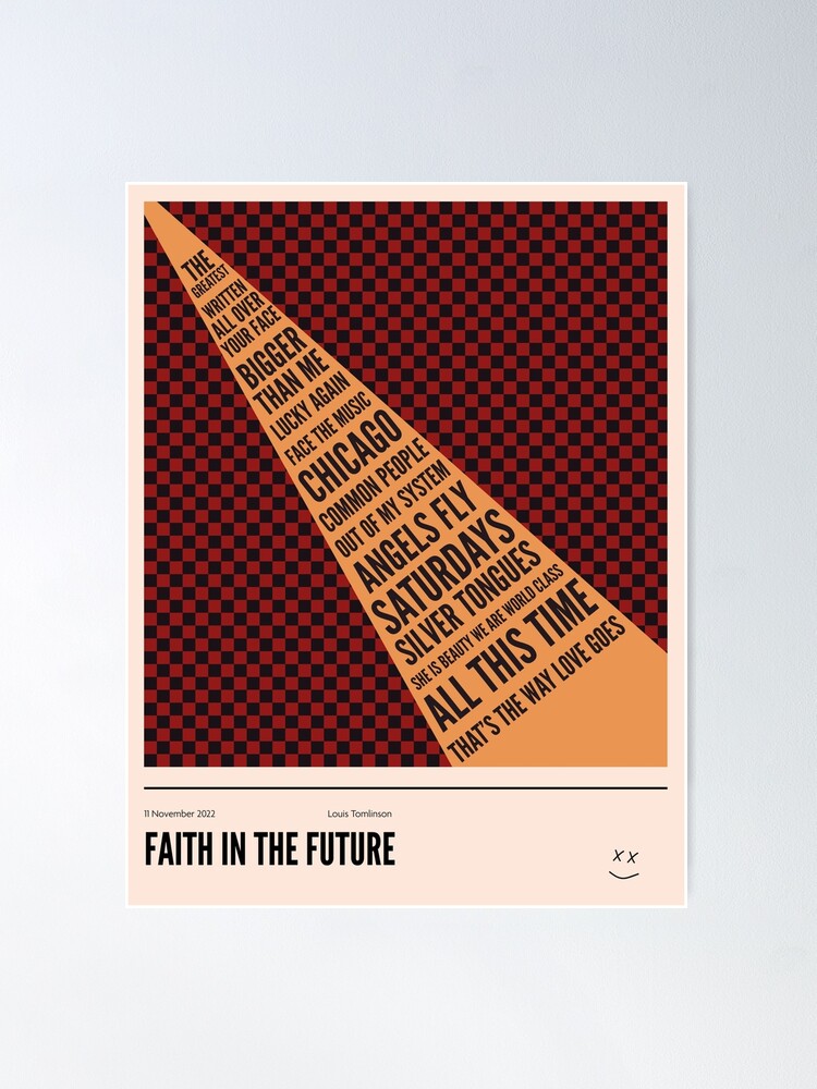 Louis Tomlinson - Faith in the Future Poster by arlou