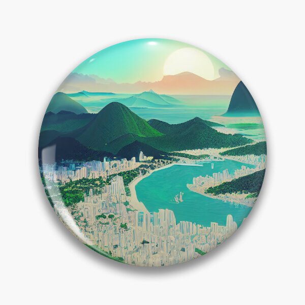 Item preview, Rio de Janeiro Digital Illustration designed and sold by ComicsFactory.