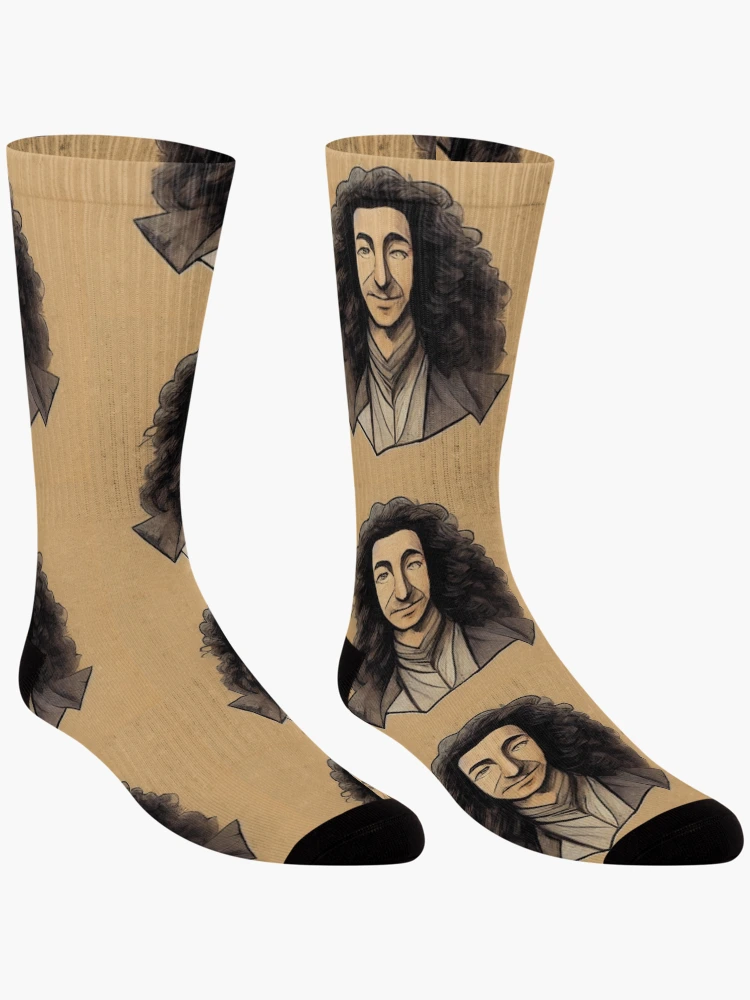 Aperçu 3 sur 5. Chaussettes avec l'œuvre Robert Boyle créée et vendue par ComicsFactory.