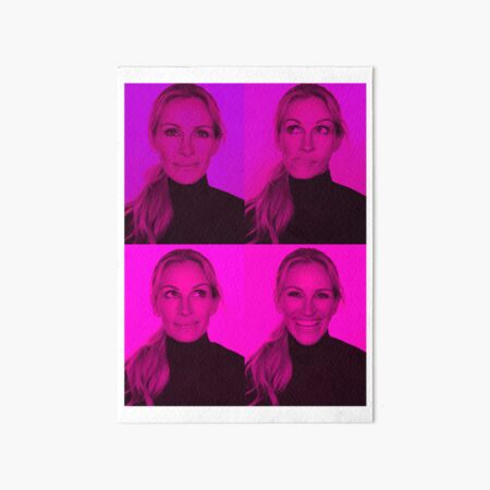 Purple Palette Julia Art Board Print