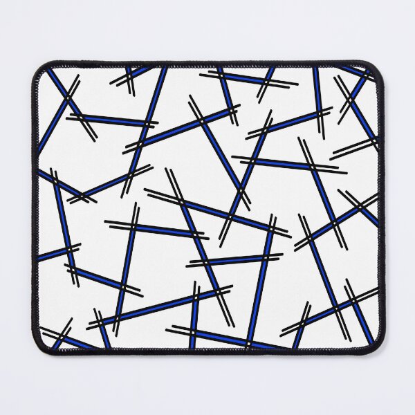 Item preview, Abstract geometric pattern - blue. designed and sold by K.S ART.