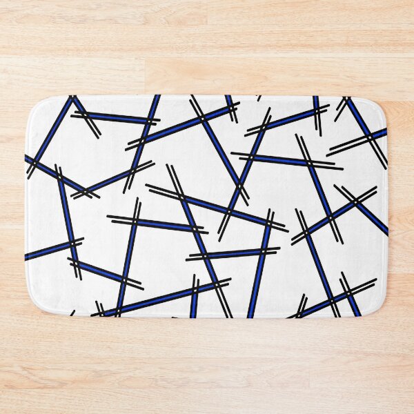 Item preview, Abstract geometric pattern - blue. designed and sold by K.S ART.