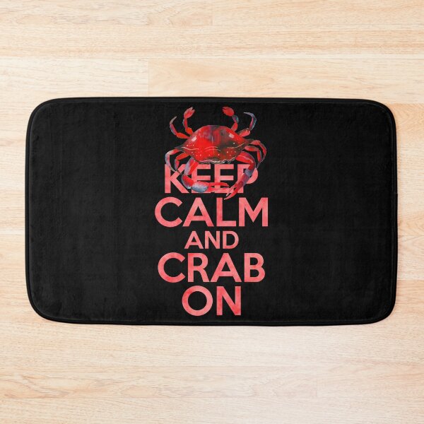 Item preview, Gardez le calme et le crabe sur classique designed and sold by FISHFIT.