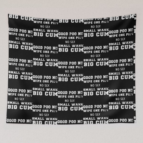 Item preview, GOOD POO NO WIPE ONE PISS NO SEX SMALL WANK BIG CUM classique designed and sold by FISHFIT.