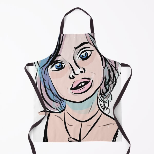Item preview, lady cartoon face t-shirt | women t-shirt designed and sold by KARTICK DUTTA.